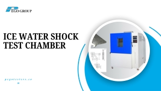 Ice Water Shock Test Chamber