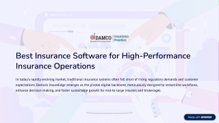 Best Insurance Software for High-Performance Insurance Operations