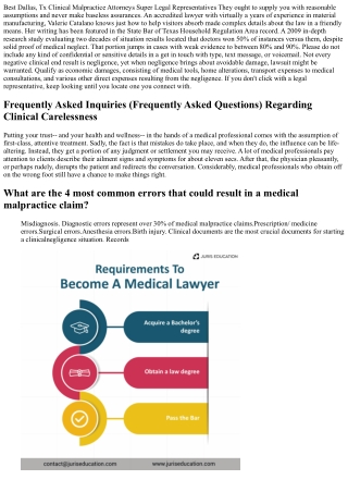 Exactly How To Find The Very Best Clinical Negligence Attorney In 2025