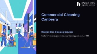 Commercial Cleaning in Canberra