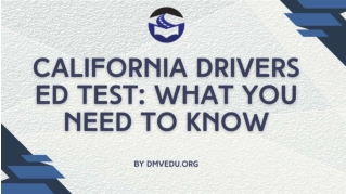California Drivers Ed Test_ What You Need to Know