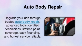 Auto Body Repair