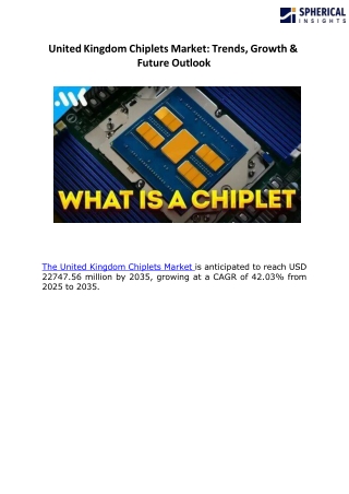 United Kingdom Chiplets Market g