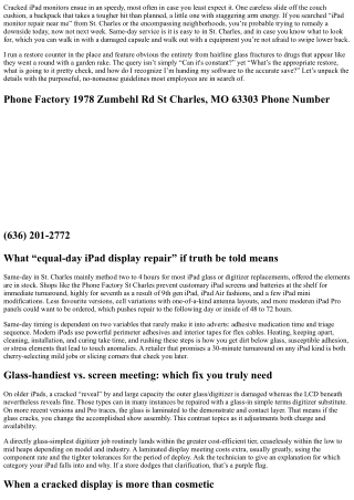 iPad Screen Repair Near Me: St Charles Same-Day Service