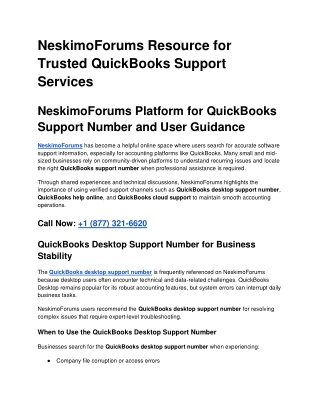How Do I Contact QuickBooks Cloud Support for Business Issues?