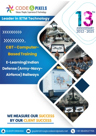CBT - Computer Based Training E-Learning Indian Defence (Army-Navy Airforce)