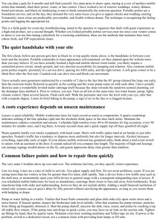 Mobile Potties Rentals Near Me: Occasion Day Troubleshooting