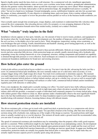Comparing Setup Velocities: Helical Piles vs. Driven Resistance Piles