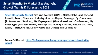 Smart Hospitality Market Size Analysis, Growth Trends and Forecasts to 2033