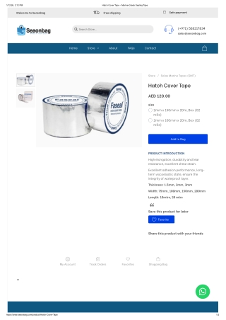Hatch cover tapes
