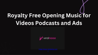 Royalty Free Opening Music for Videos Podcasts and Ads