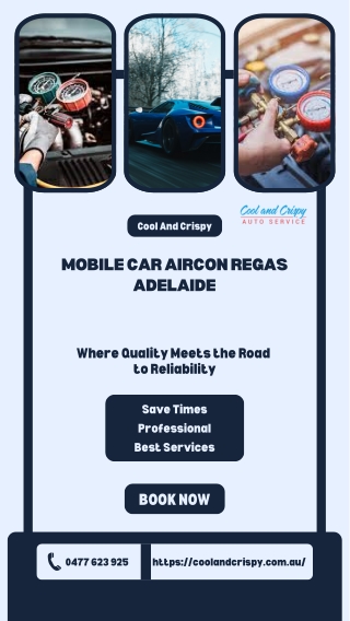 Mobile car aircon regas Adelaide
