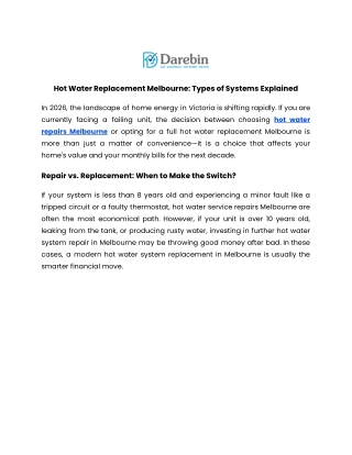 Slash Your Bills: The Financial Impact of Hot Water Replacement