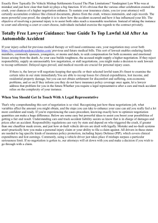 What Is The Optimum You Can Demand A Vehicle Crash? Attorneys Blog Site