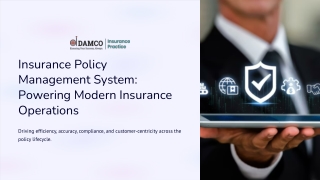 Insurance Policy Management System: Powering Modern Insurance Operations