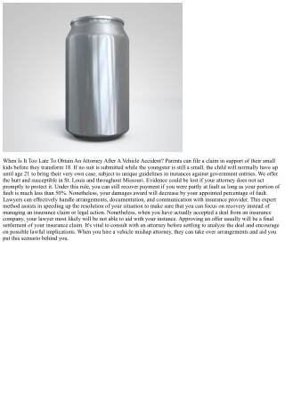 When Is It Too Late To Get An Attorney For An Auto Crash? Montlick Injury Lawyer