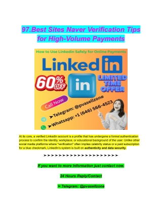 97.Best Sites Naver Verification Tips for High-Volume Payments