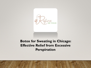 Botox for Sweating in Chicago_Effective Relief from Excessive Perspiration