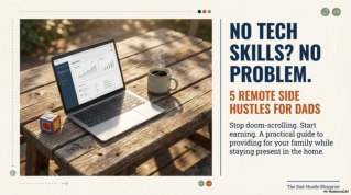 No Tech Skills? 5 Remote Side Hustles for Dads (Work From Home Guide)