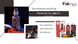 Elux Nicotine Salt 20 mg
