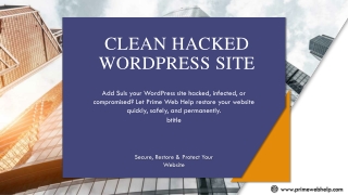 Clean Hacked WordPress Site