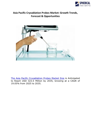 Asia Pacific Cryoablation Probes Market A
