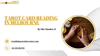 Accurate Tarot Card Reading in Melbourne - Astrologer Shiv Shankar Ji