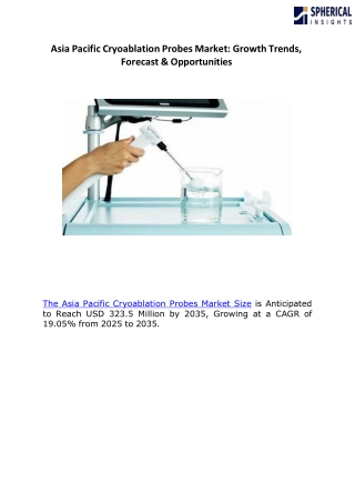 Asia Pacific Cryoablation Probes Market A