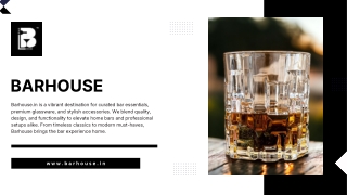 Buy Imported Whiskey Glasses Online in India - Bar House