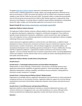 Application Platform Market Size & Growth Trends 2035