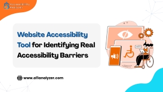 Website Accessibility Tool for Finding and Fixing Accessibility Barriers