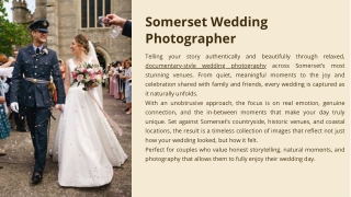 Somerset Wedding Photographers
