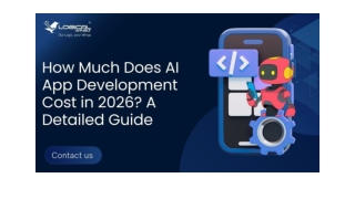 How Much Does AI App Development Cost in 2026 A Detailed Guide