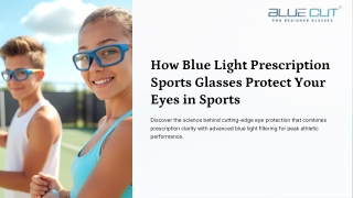How Blue Light Prescription Sports Glasses Protect Your Eyes in Sports