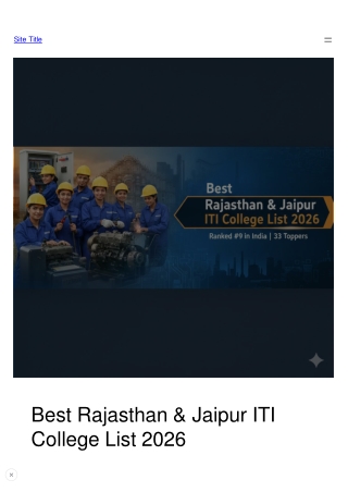 best-rajasthan-jaipur-iti-college-list-2026