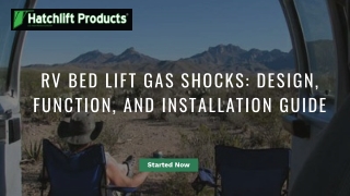 How RV Bed Lift Gas Shocks Work: Design and Installation Tips