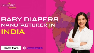 Baby Diaper Manufacturer In India