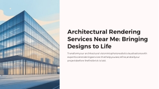 Architectural Rendering Services Near Me