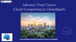 Advance Your Career Cloud Computing in Chandigarh