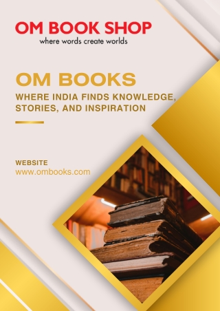 OM Books – Where India Finds Knowledge, Stories, and Inspiration