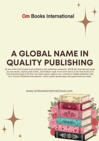 OM Books International – A Global Name in Quality Publishing