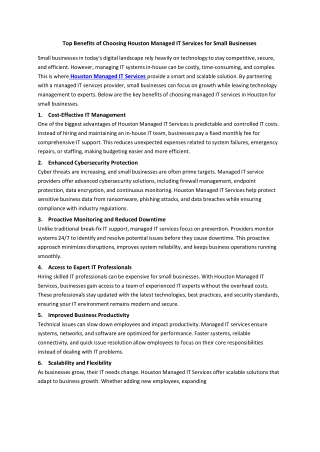 Top-Benefits-of-Choosing-Houston-Managed-IT-Services-for-Small-Businesses