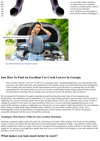 Not At Fault Mishap Lawyer Bachus & Schanker