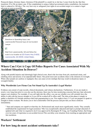 Denver, Colorado Personal Injury Lawyers