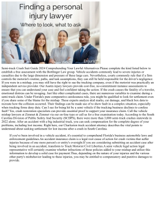 Suing After A Commercial Car Crash Fvf Law: Injury & Wrongful Fatality