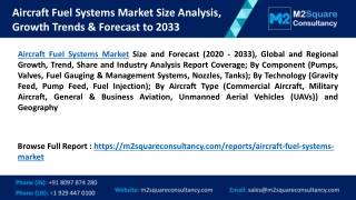 Aircraft Fuel Systems Market Size Analysis, Growth Trends and Forecasts to 2033