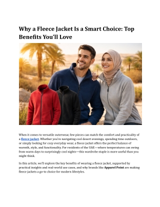 Why a Fleece Jacket Is a Smart Choice_ Top Benefits You’ll Love
