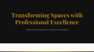 Interior Design Excellence