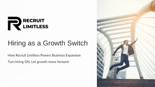 Hiring as a Growth Switch: Turning Recruitment Into a Competitive Advantage