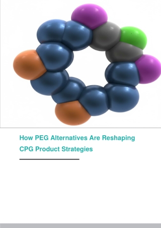 How PEG Alternatives Are Reshaping CPG Product Strategies